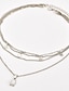 cheap Necklaces-Women&#039;s Choker Necklace Chrome Silver 40 cm Necklace Jewelry 1pc For Daily