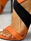cheap Sandals-Women&#039;s Sandals Stiletto Heel Open Toe Daily Suede Summer Orange