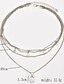 cheap Necklaces-Women&#039;s Choker Necklace Chrome Silver 40 cm Necklace Jewelry 1pc For Daily