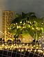 abordables Tiras de Luces LED-2m Cuerdas de Luces 100 LED 1pc Blanco Cálido Día de San Valentín Navidad Fiesta Decorativa Decoración de la boda de Navidad Baterías alimentadas
