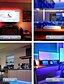abordables Tiras de Luces LED-Tira de luz led usb con control remoto rgb tira de luz flexible multicolor para decoración de escritorio pantalla iluminación de fondo de tv