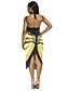 baratos Cover-Ups-Mulheres Roupa de Banho Cobertura roupa de banho Arco-Íris Verde Azul Amarelo Fatos de banho