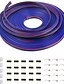 cheap Lighting Accessories-5M 4 Pin RGB Extension Cable Wire Cord for 5050 3528 Color Changing Flexible LED Strip Light with 10x Gapless LED Strip Connectors 20x LED Strip Clips 20x 4 Pin Male to Male Connector