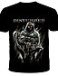 cheap Men&#039;s-Men&#039;s T shirt Tee Shirt Graphic Skull Round Neck Daily Holiday Short Sleeve Print Tops Streetwear Exaggerated Black