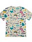 cheap Girls&#039; Tees &amp; Blouses-Kids Girls&#039; T shirt Tee Short Sleeve Dinosaur Animal Print Beige Children Tops Summer Basic Holiday Cool