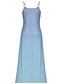 cheap Boho Dresses-Women&#039;s Strap Dress Maxi long Dress Yellow Blushing Pink Gray Light Blue Sleeveless Color Block Spring &amp; Summer Deep V Classic &amp; Timeless 2021 S M L XL XXL 3XL 4XL 5XL / Plus Size