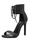 cheap Pumps &amp; Heels-Women&#039;s Heels Daily Summer Lace-up Pumps Peep Toe PU Lace-up Black White
