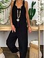 cheap Jumpsuits &amp; Rompers-Women&#039;s Black Blue Red Jumpsuit Solid Colored