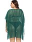 economico Cover-Ups-Per donna Costumi da bagno Prendisole Normale Costume da bagno Tinta unita Verde Costumi da bagno