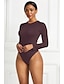 cheap Jumpsuits &amp; Rompers-Women&#039;s Ordinary Sexy Home Casual Daily 2021 Purple Blushing Pink Wine Bodysuit Slim Solid Color