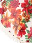 abordables Cover-Ups-Mujer Tapadera Traje de baño Floral Rojo Bañadores Trajes de baño