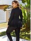 cheap Plus Size Swimwear-Women&#039;s Rash Guard Diving Swimsuit UV Protection Quick Dry Water Sports Black Swimwear High Neck Bathing Suits New / Ruched / Ruffle / Zipper / Tummy Control / Ruched