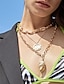 cheap Necklaces-Layered Necklace Women&#039;s Gold 54 cm Necklace Jewelry for Daily