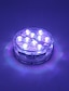 cheap Outdoor Lighting-Outdoor Submersible Lights Underwater Swimming Pool Lights Waterproof Remote Control 4pcs 3W RGB 5.5V Suitable for Vases Aquariums 10 LED Beads