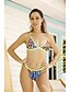 abordables Bikini-Mujer Triángulo Bikini Tankini Traje de baño Estampado Geométrico Bañadores Trajes de baño Verde Trébol
