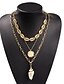 cheap Necklaces-Layered Necklace Women&#039;s Gold 54 cm Necklace Jewelry for Daily