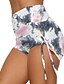 abordables Sport Athlétisme-Femme Taille haute Shorts de Yoga Fesses plissées Lifting des fesses plissées Cuissard  / Short Lifting des fesses Respirable Noir / rose Blanche Violet Yoga Aptitude Fonctionnement Des sports Tenues