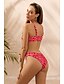 cheap Bikini-Women&#039;s Swimwear Bikini Tankini Normal Swimsuit Print Leopard Pink Triangle Bathing Suits Cheetah Print