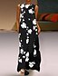 cheap Maxi Dresses-Women&#039;s A Line Dress Maxi long Dress White Black Red Sleeveless Floral Summer V Neck Hot Casual 2021 S M L XL XXL 3XL 4XL 5XL