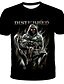 cheap Men&#039;s-Men&#039;s T shirt Tee Shirt Graphic Skull Round Neck Daily Holiday Short Sleeve Print Tops Streetwear Exaggerated Black