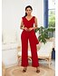 cheap Jumpsuits &amp; Rompers-Women&#039;s Black Red Yellow Jumpsuit Solid Colored