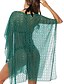 preiswerte Cover-Ups-Damen Badeanzug Zudecken Normal Bademode Einfarbig Grün Badeanzüge