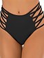 cheap Bottoms-Women&#039;s Swimwear Beach Bottom Normal Swimsuit Solid Colored Black Red Bathing Suits