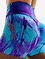 abordables Deporte Athleisure-Mujer Alta cintura Pantalones cortos de yoga Bermudas Control de barriga Levantamiento de tope Secado rápido Arco Iris Aptitud física Entrenamiento de gimnasio Corriendo Invierno Verano Deportes Ropa