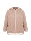 cheap Furs &amp; Leathers-Women&#039;s Solid Colored Patchwork Basic Fall &amp; Winter Teddy Coat Regular Daily Long Sleeve Polyester Coat Tops Blushing Pink