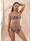 economico Bikini-Per donna Tankini Costume da bagno Monocolore Arcobaleno Costumi da bagno Costumi da bagno