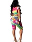 cheap Pajamas-Women&#039;s Spandex S Rainbow