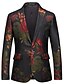 abordables New To Sale-Homme veste Standard Polyester Pour des hommes Costume Arc-en-ciel - Revers Cranté