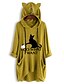 cheap Hoodies &amp; Sweatshirts-Women&#039;s Print Graphic Text Hoodie Pullover Daily Basic Hoodies Sweatshirts  Yellow Wine Black