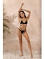abordables Bikini-Mujer Tankini Traje de baño Bloques Negro Bañadores Trajes de baño