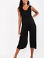 abordables Jumpsuits &amp; Rompers-Mujer Negro Rosa Mono Un Color