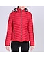 cheap Down&amp; Parkas-Women&#039;s Padded Parka Solid Colored Nylon Black / Red / Yellow M / L / XL
