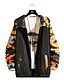 cheap Sale-Men&#039;s Jacket Regular Camo / Camouflage Daily Streetwear Red Yellow Gray S M L XL