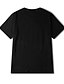 abordables Christmas Tops-Mujer Camiseta Mariposa Estampados Escote Redondo Básico Tops 100% Algodón Negro