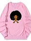 cheap Hoodies &amp; Sweatshirts-Women&#039;s Hoodie Sweatshirt Graphic Daily Casual Hoodies Sweatshirts  Blue Yellow Blushing Pink
