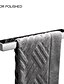 economico Accessori per il bagno-portasciugamani, robusto portasciugamani autoadesivo nero in acciaio inox montato a parete