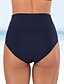 cheap Bottoms-Women&#039;s Swimwear Beach Bottom Normal Swimsuit Solid Colored Black Bathing Suits
