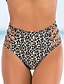 cheap Bottoms-Women&#039;s Swimwear Beach Bottom Normal Swimsuit Leopard Brown Bathing Suits