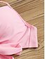 abordables Bikini-Mujer Bañadores Bikini Traje de baño Cruzado Con cintas Envuelva Floral Rosa Vino Negro Verde Trébol Blanco Bañadores Con Tirantes Trajes de baño / Estampado / Sujetador Acolchado / Estampado