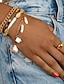 abordables Bracelets-Bracelet Femme Géométrique Précieux Mode Bracelet Bijoux Dorée pour Plein Air