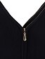 cheap Elegant Dresses-Women&#039;s Sweater Jumper Dress Short Mini Dress Black Long Sleeve Fall Winter V Neck Work Elegant 2021 One-Size