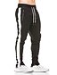 cheap Running &amp; Jogging Clothing-Men&#039;s Sweatpants Joggers Track Pants Athleisure Bottoms Drawstring Cotton Winter Fitness Gym Workout Performance Running Training Breathable Quick Dry Soft Normal Sport Black with White Black