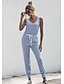 cheap Jumpsuits &amp; Rompers-Women&#039;s Black Wine Gray Jumpsuit Solid Colored
