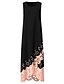 cheap Maxi Dresses-Women&#039;s A Line Dress Maxi long Dress Purple Blushing Pink Gold White Light Blue Sleeveless Floral Hole Summer U Neck Hot Casual vacation dresses 2021 S M L XL XXL 3XL 4XL 5XL / Plus Size / Plus Size