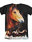 cheap Boys&#039; Tees &amp; Blouses-Kids Boys&#039; T shirt Tee Short Sleeve Horse Unicorn Animal Print Black Children Tops Summer Basic Holiday Cute