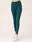 cheap Sport Athleisure-Women&#039;s Yoga Basic Legging Solid Colored Mesh Mid Waist Black Blue Green S M L